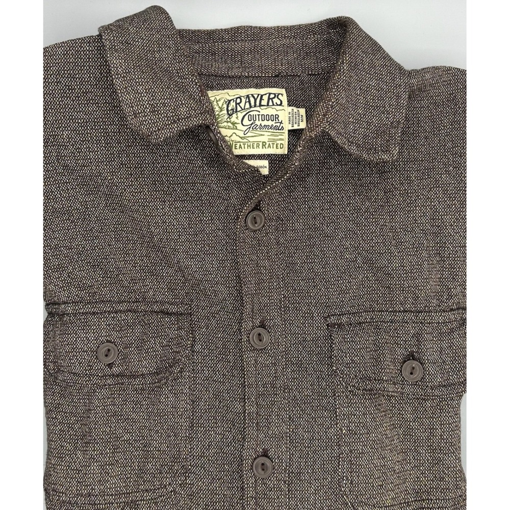 Grayers Outdoor Garments Shacket Mens Med Cold Weather Rated‎ English Sportsman